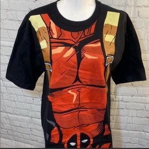 WE LOVE FINE Marvel Deadpool T-shirt-Large